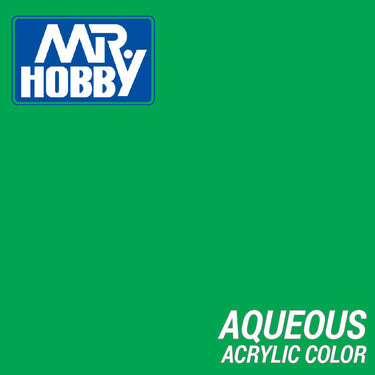 Mr Hobby (Gunze) H006 Aqueous Gloss Green Acrylic Paint 10ml